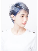 ピークアブー ワン(PEEK-A-BOO ONE)&nbsp;【PEEK-A-BOO】爽やかブルー×すっきりショートヘア