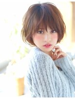 ビューイースト 亀戸 錦糸町(VIEW EAST)&nbsp;白髪も明るくカラー　ツヤのあるショートボブヘアスタイル