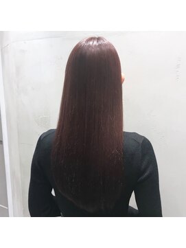 アンド バイ ヘアサロン(AND by hair salon) ツヤ髪☆ピンクブラウン