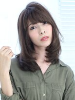 リラ ヘアー(LILA HAIR) 【LILA  HAIR】小顔になれるふんわりミディアム☆柔らかstraight