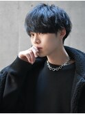 【December】men'sネイビーブラックマッシュ