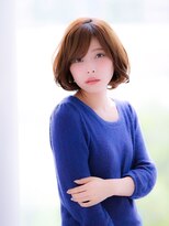 デイジー インデックスヘア 大島店(DAISY index hair) ことりベージュ×大人かわいい×毛先パーマ×斜めバング