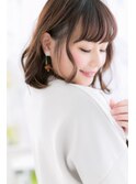 カジュアルフェミニン*大人ガーリーボブb