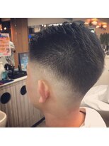 キングマンバーバー 田町店(KING MAN BARBER)&nbsp;０ｍｍ低めスキンフェードカット＜田町＞