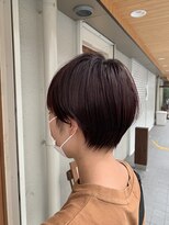 グロスシーループユナイテッド(GROSS C-LOOP UNITED)&nbsp;シンプル耳掛けショート×ピンクブラウン