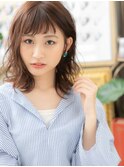 オン眉で重軽♪くせ毛風フリンジウェーブb戸田公園20代30代40代