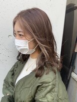 【roijir 表参道】ヘムカラー☆ピンクベージュ