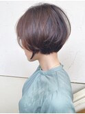 【morio成増】大人かわいい ショートボブ ワンカールパーマ