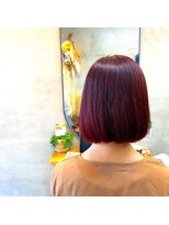 スラン(sran hair and spa) チェリーブロッサムのぱつっとボブ