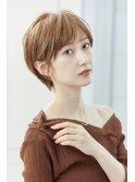 大人フェミニンなショートボブ