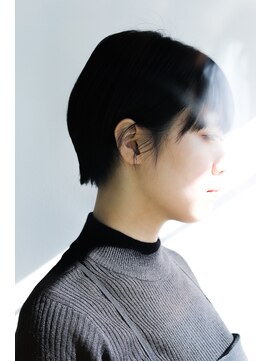 ノード(NODO) 【モードヘア】重ためバングのマッシュショート