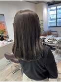 ブリーチなし透明感カラー☆