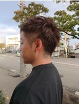 美容室ソニア クセ毛を活かしたツーブロックジェットモヒカン