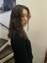 ヘアメイク アンジー(hair make anjii) 外国人の女の子風 ロングパーマ