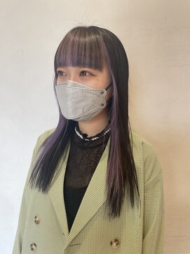 ポート 蕨(PORT) 色落ちきれいなパープルインナー【高岩美季】