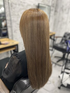 ミコ(MICO hair) 酸性ストレート×ハイトーンベージュ