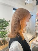 インナーカラー/ポイントブリーチ/イヤリングカラー/ハイトーン