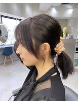 ロンドアヴァントゥス 池袋(Lond aventus)&nbsp;韓国レイヤー/韓国風/ボブ/髪質改善/黒髪/ブリーチなし〔池袋〕