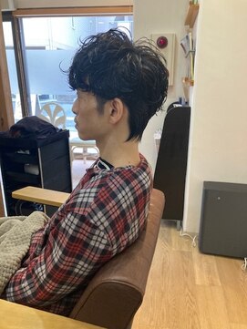 グランバイ アトリエドングリ(Grand × AtlierDonguri) お客様髪質改善データ986(パーマ後のカット)