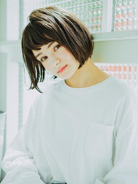 ココカラーアンドカット マルナカ福富店(CoCo Color&Cut) クール×フェミニン重めボブ☆20代30代40代50代