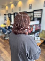 ヘアーワークス ボナ ウニクス店(HAIR WORKS bona)&nbsp;今っぽい透明感くすみカラー ピンクブラウン/ピンクベージュ