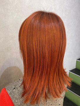 ウィスプ 赤羽店(wisp) 鮮やかな春色カラー うる艶ケア髪質改善 オレンジ#1