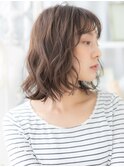 前髪パーマアースカラーフレンチカジュアルc6越谷20代30代40代