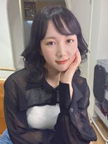 ヴィンス(vince) 暗髪/透明感/韓国風/艶髪/くびれ巻き