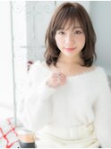 関内/髪質改善/オリーブベージュ×大人シャギーボブl