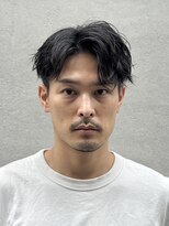 ノラ ギンザ(NORA GINZA)&nbsp;メンズビジネスフェザーショートニュアンスパーマシャドウパーマ