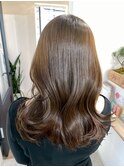 桑名ロングレイヤーカットハッシュカット透明感カラー重めロング