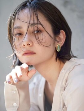 ロミー 本厚木(ROMMY.) 20代～50代◎くびれボブ◎シースルーバング髪質改善ブラウン