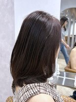 ティエラ 原宿 表参道(Tierra)&nbsp;【Tierra美侑】オフィスokイルミナカラー艶ピンクブラウンカラー