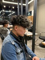 リッチブランドアンドコー(Rich Brand&Co)&nbsp;ショートハーパー メンズパーマ バーバー スペインカール