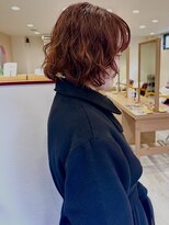 ヴォロンテ(volonte)&nbsp;レイヤーボブパーマ/ボブパーマ/ピンクブラウン