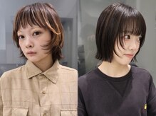 目鼻立ちをも引き立てる「小顔カット」で第一印象がより華やかに/ショートボブ