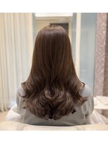 アピッシュ ギンザ(apish ginza) 韓国風コテ巻き風大きめゆるふわパーマ