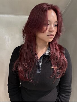 ニキータ(Nikiita) 【rico style】ハイレイヤー/レッドカラー/ワインレッド