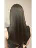 艶めく美髪矯正&カラーコース/カットカラー+うる艶TR+縮毛矯正35500→33000