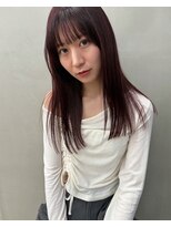 ドルセプラタ(Dulce plata) 【kaN.】髪質改善ストレート×ボルドーカラー×艶カラー
