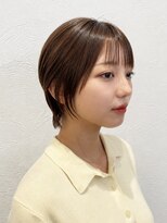 フォイルヘアー(Foil.hair)&nbsp;透け感ベージュのコンパクトショート