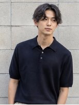 インアンドヤング 栄(in&yang)&nbsp;シャドウパーマ ×ショートセンターパート