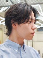 フィフス 渋谷(fifth)&nbsp;くびれシルエットのメンズミディアムにニュアンスパーマ