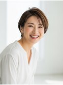 40代ショート[ショート/ボブ/白髪染め/白髪ぼかし/川越]