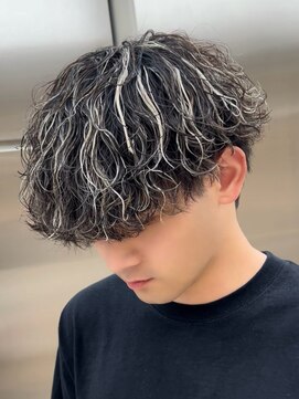 フィフスパーク(fifth PARK) ハイライト×波巻きスパイラルパーマ