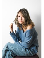 ヘアーデザイン ビビッド(HAIR DESIGN VIVID)&nbsp;海外レイヤー/ルーツカラー/派手カラー/ミルクティーベージュ