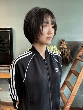 ソウリード(sou Lead) 女性らしい丸み*顔周りレイヤーショートボブ