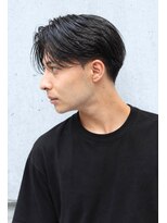 ロエ(LOE)&nbsp;【LOE】メンズカット＿センターパート＿軽めマッシュ