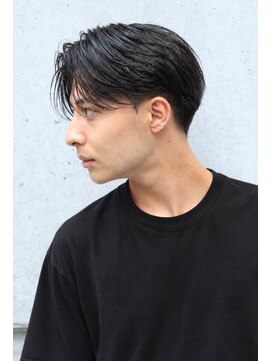 ロエ(LOE) 【LOE】メンズカット＿センターパート＿軽めマッシュ