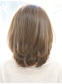 【30代40代50代】 手入れ楽チン大人かわいいラフなセミディボブ